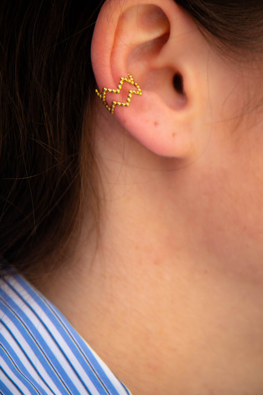 Zigzag earcuff