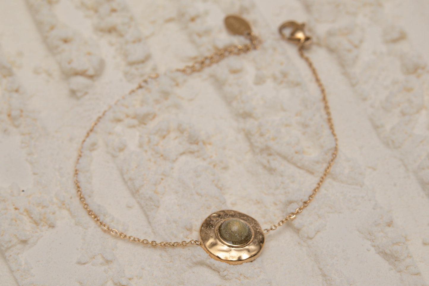 Green stone bracelet