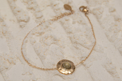 Green stone bracelet