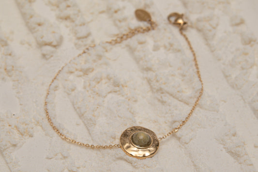 Green stone bracelet