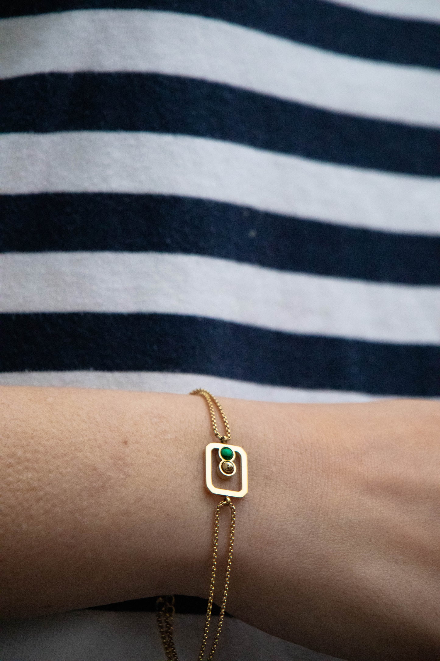 Double square bracelet