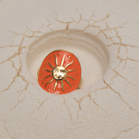 Orange sun ring