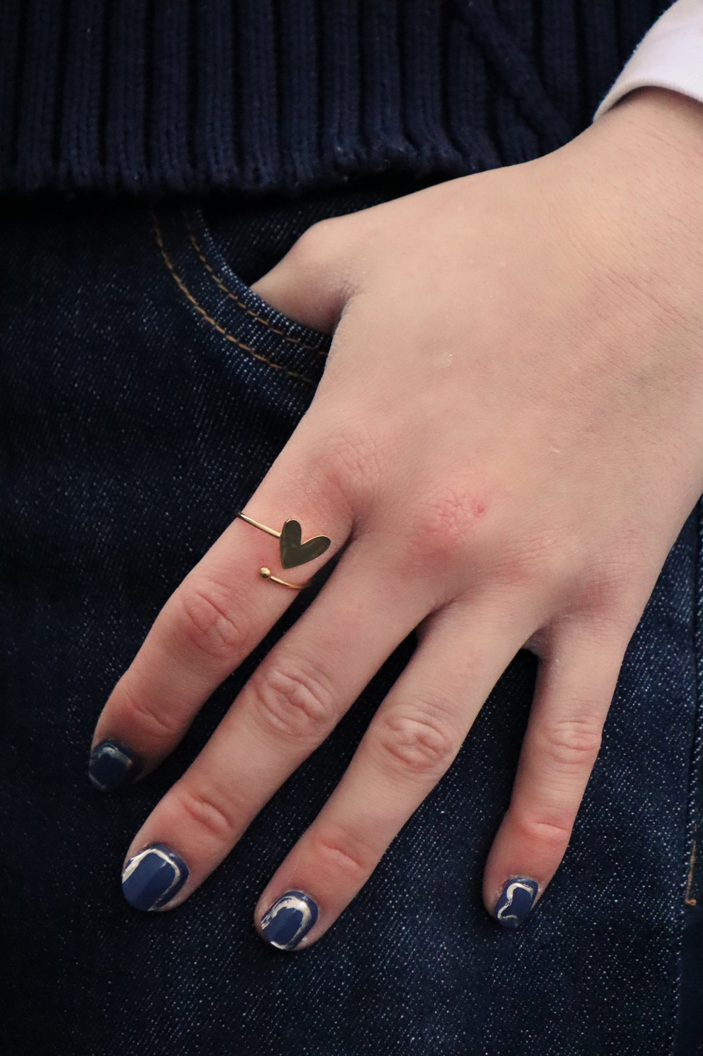 Small heart ring