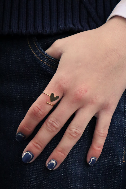 Small heart ring