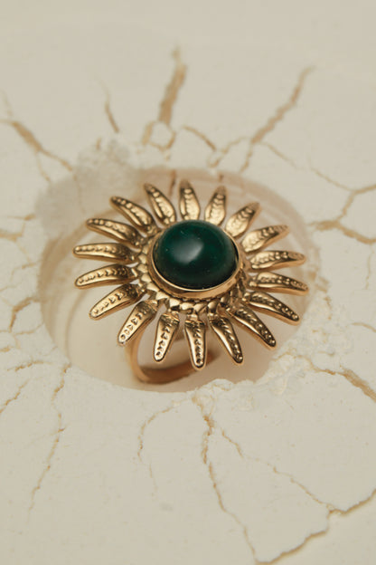 Sun stone ring