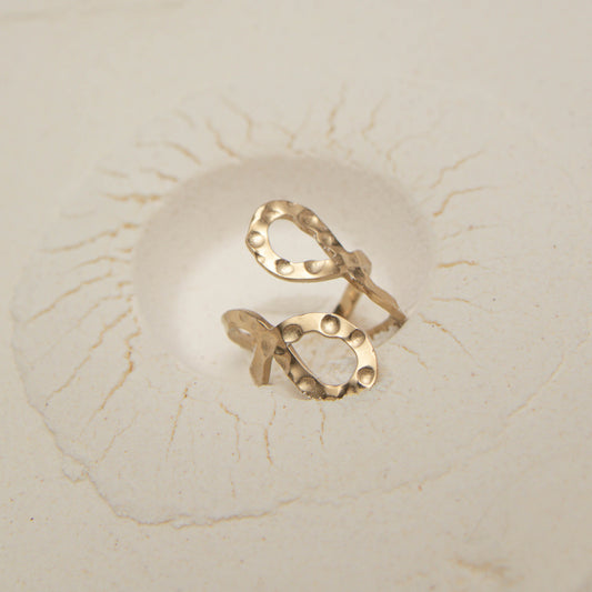Hammered ring