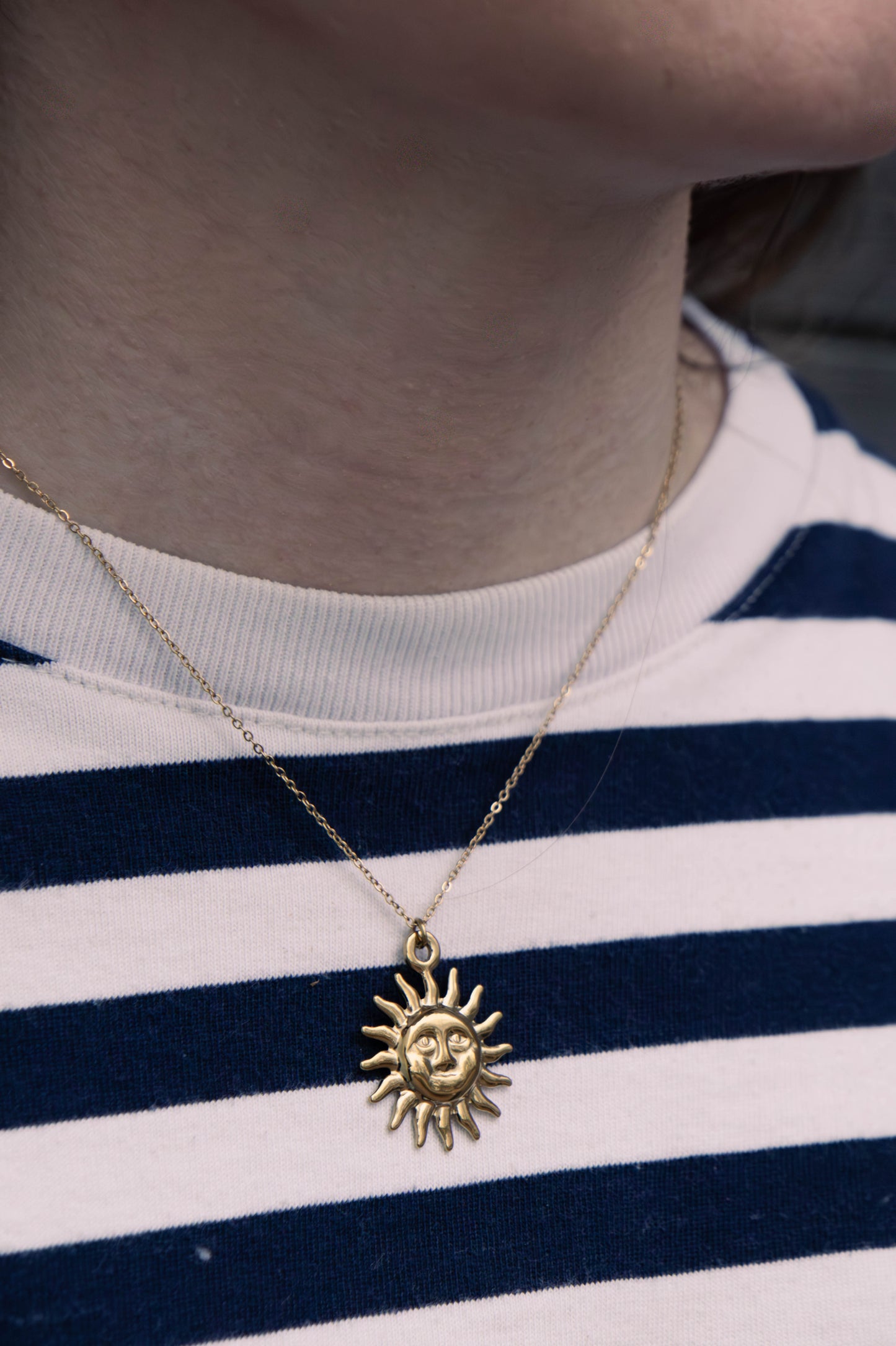 Sunflower necklace