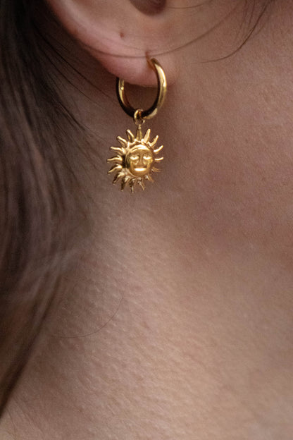 Sun earrings