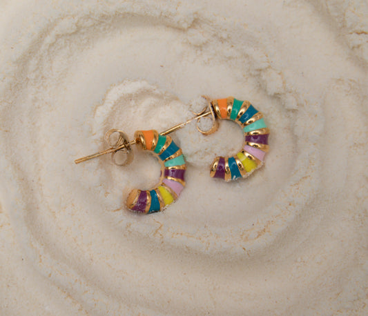 Colour earrings