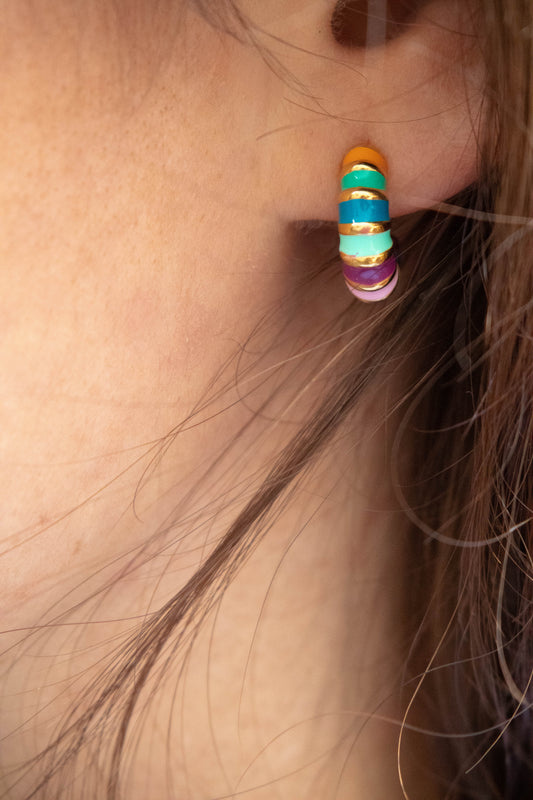 Colour earrings
