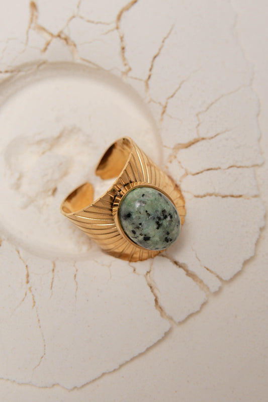 Marble stone ring