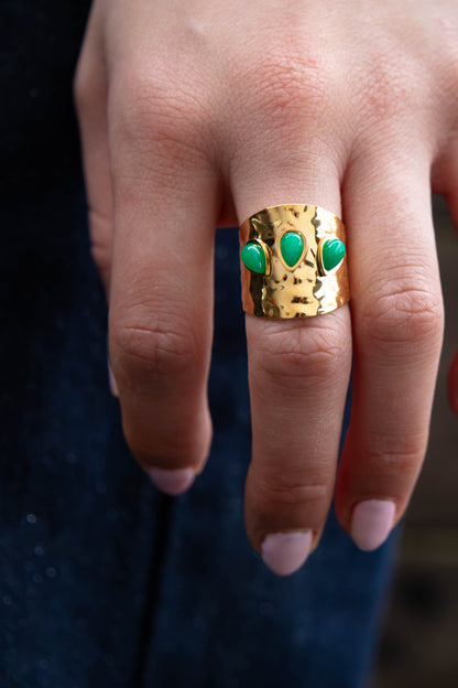 Green drop ring