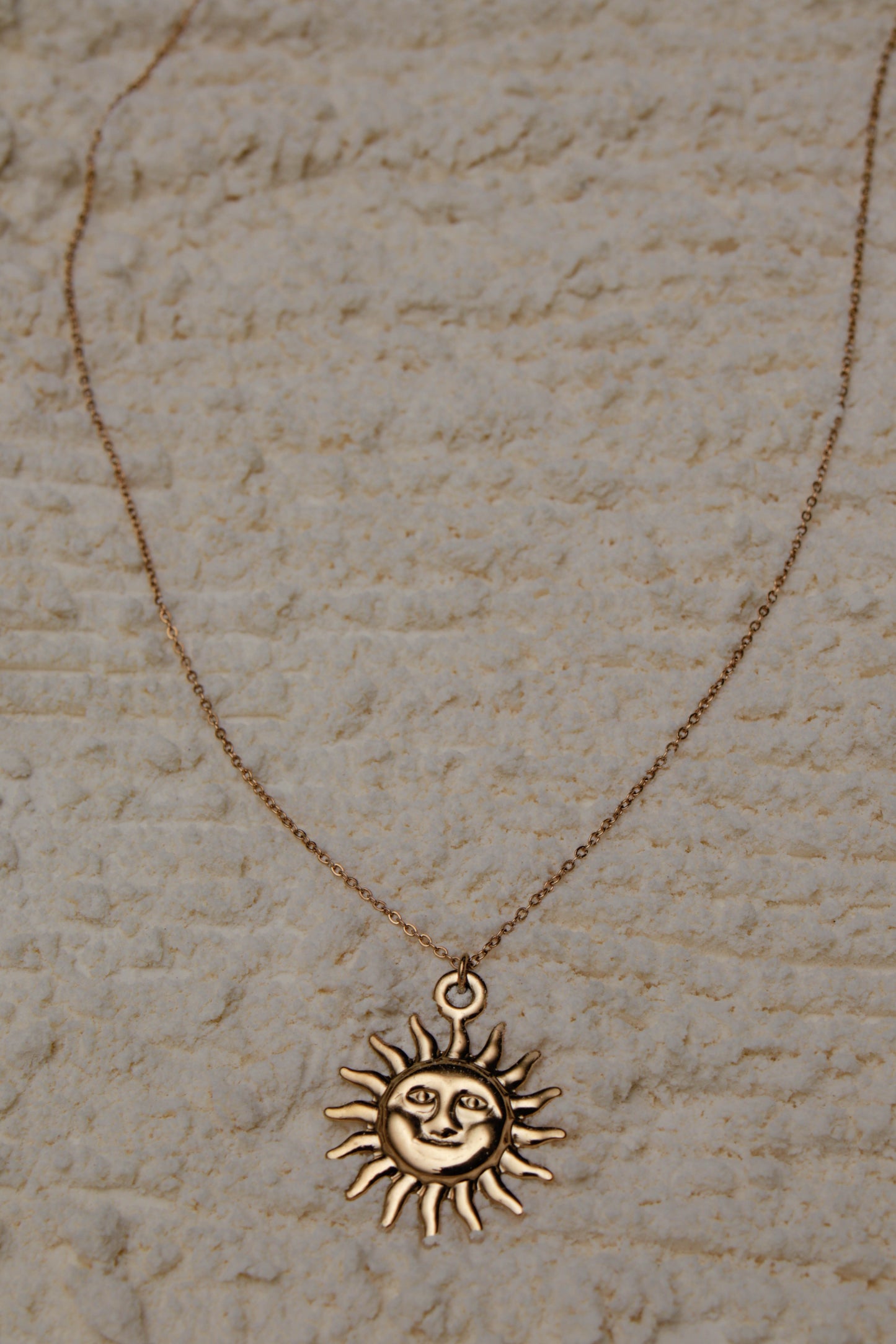 Sunflower necklace