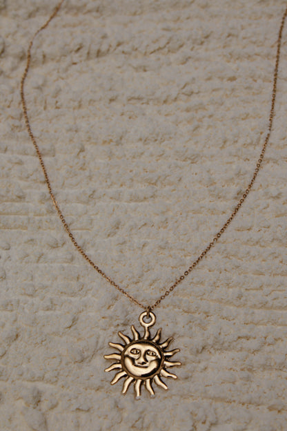 Sunflower necklace
