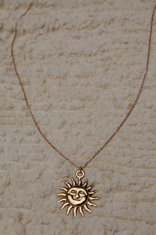Sunflower necklace