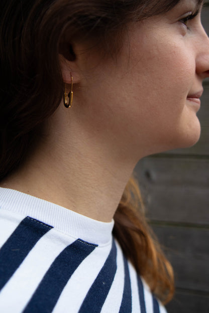 Safety pin earring