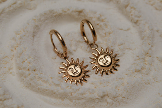 Sun earrings
